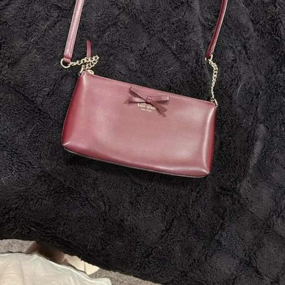 Kate Spade Sawyer Street Declan Burgandy Crossbody